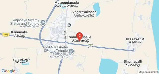Vijetha College of Education, Singarayakonda Map
