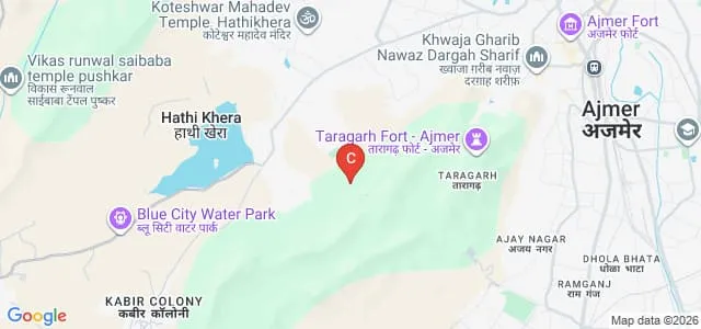 Bright India Teacher Training Mahila College, Ajmer Map