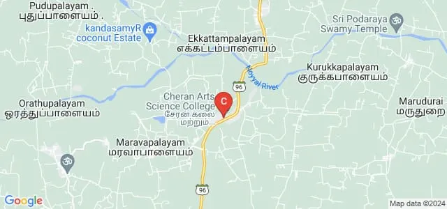 Cherraan College of Technology, Tirupur Map