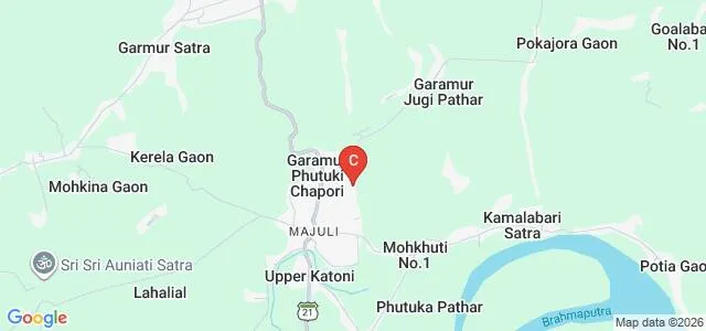 Majuli College, Jorhat Map