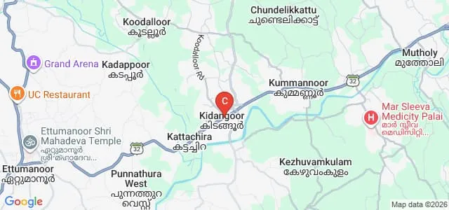 Little Lourdes College of Nursing, Kottayam Map