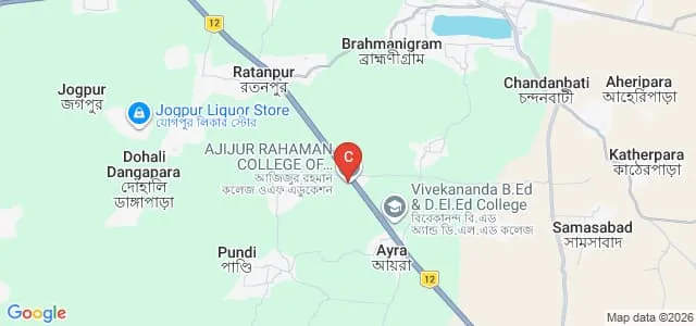 Ajijur Rahaman College of Education, Murshidabad Map