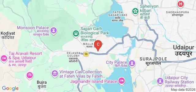 Wisdom Teacher's Training College, Udaipur Map