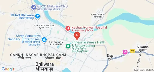 Shiv Charan Mathur Institute of Management and Technology, Bhilwara Map