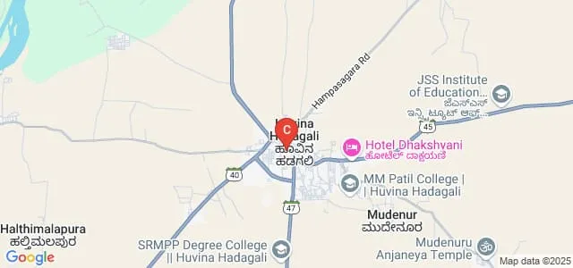 Gangavathi Bhagyamma Rural Degree College, Huvinahadagali Map