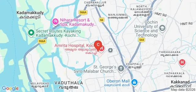 Amrita School of Nanosciences and Molecular Medicine, Kochi Map