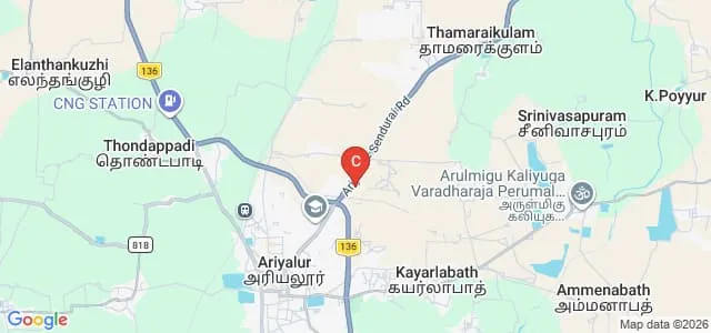 SRM College of Education, Ariyalur Map