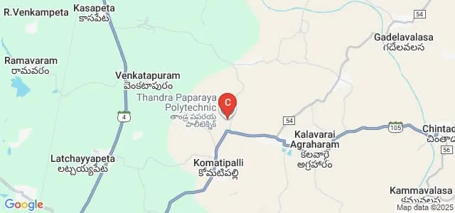 Thandra Paparaya Polytechnic, Vizianagaram Map