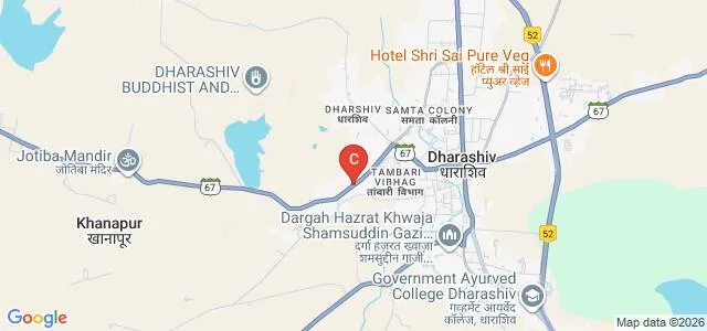 ASPM's KS Patil Nursing Institute, Osmanabad Map