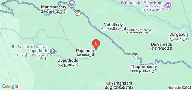 Mar Sleeva College of Arts and Science, Idukki Map
