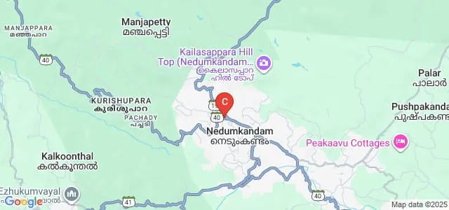 College of Applied Science, Nedumkandam Map