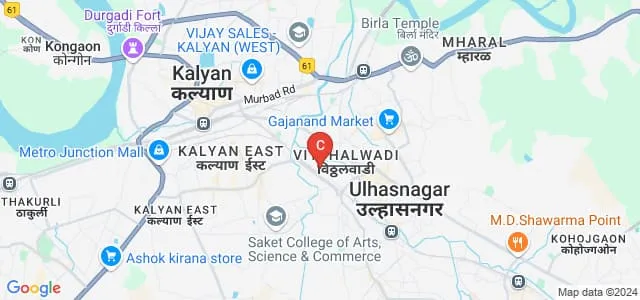 Presidency College of Law, Ulhasnagar Map
