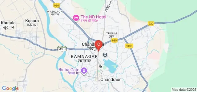 Kalyan College of Nursing, Chandrapur Map