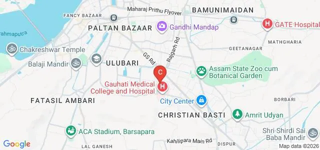Gauhati Medical College, Guwahati Map
