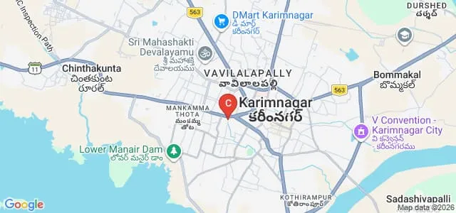 Apoorva Degree College, Karimnagar Map