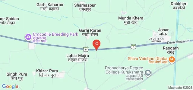Shri Jairam Mahila College of Education Research and Development, Kurukshetra Map