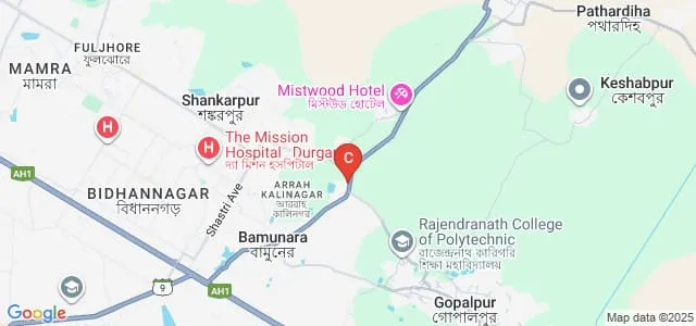 NSHM Institute of Pharmaceutical Technology, Durgapur Map