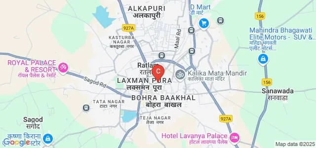 Government Arts and Science Post Graduate College, Ratlam Map