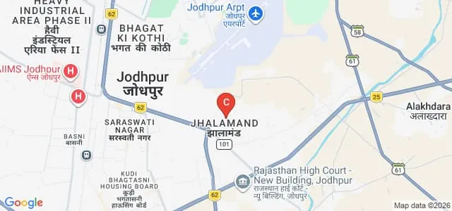 Atmanand Teacher Training College, Jodhpur Map