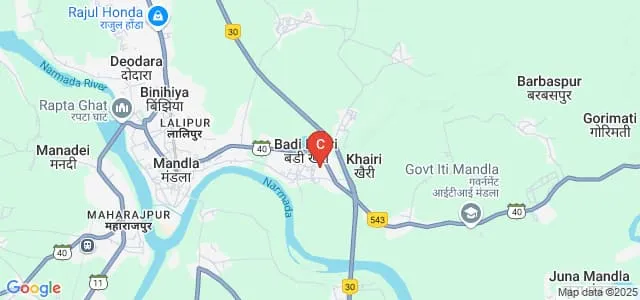 Rani Durgawati Government Post Graduate College, Mandla Map