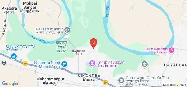 MD Ayurvedic College and Hospital, Agra Map