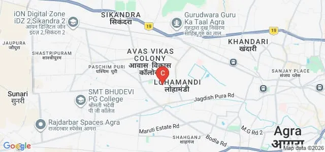 Agra Education College, Agra Map