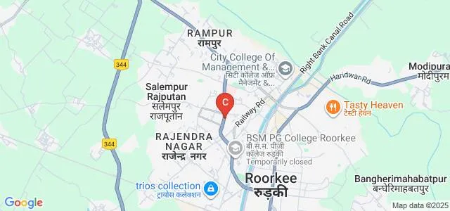 Bishamber Sahai Law Institute, Roorkee Map