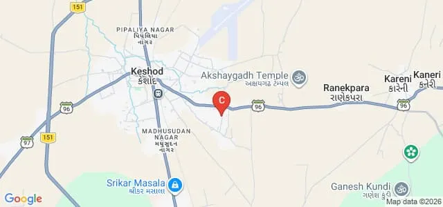 NP Arts and Commerce College, Junagadh Map
