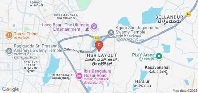 The Oxford College of Business Management, Bangalore Map