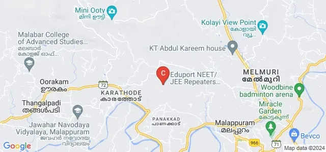 Atlas Ideal International College, Malappuram Map