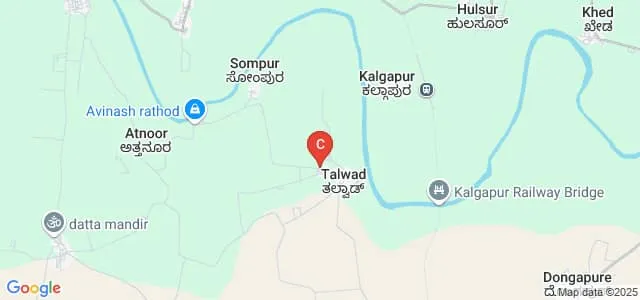 Allamprabhu B Ed College, Talwad Map