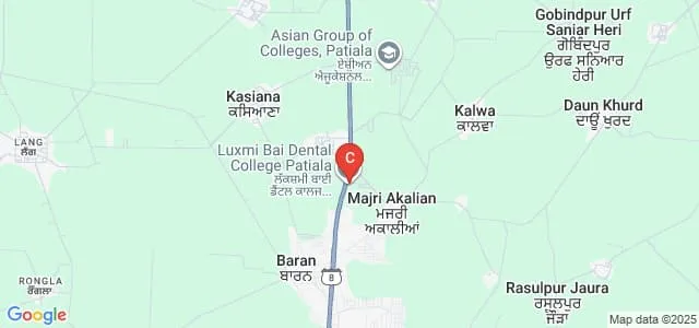 Luxmi Bai Institute of Dental Sciences and Hospital, Patiala Map