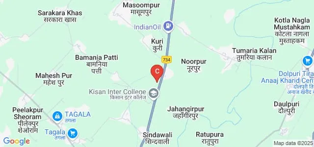 Chandra Pal Singh Degree College, Moradabad Map