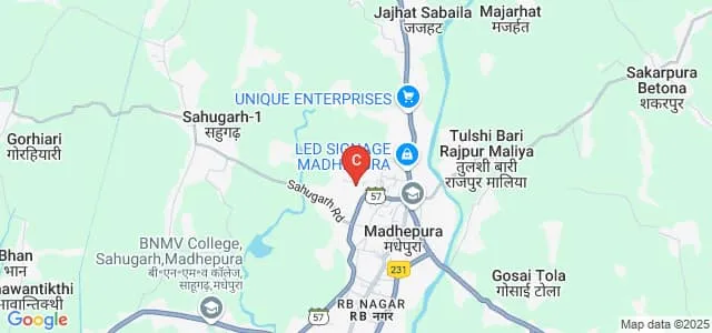 Madhepura College, Madhepura Map