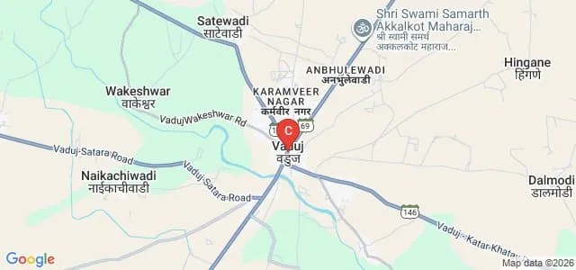 Dadasaheb Jotiram Godse Arts Commerce Science College, Vaduj Map