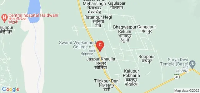 Swami Vivekanand College of Management and Technology, Haldwani Map