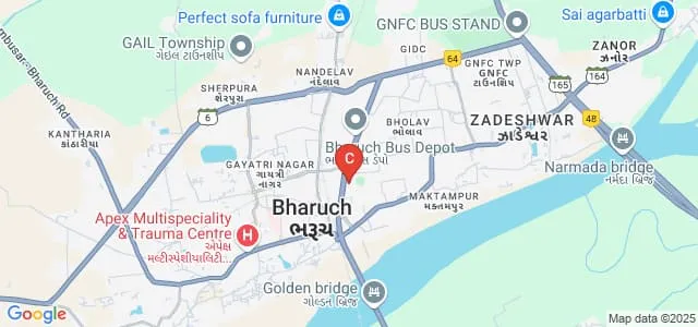 MK College of Commerce, Bharuch Map