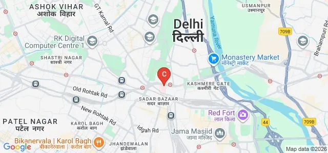 St Stephen's College of Nursing, Delhi Map