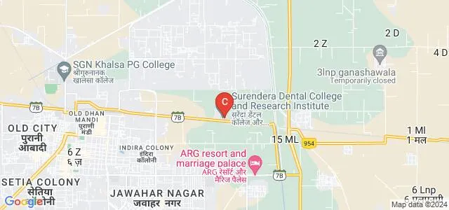 Surendra College, Sri Ganganagar Map