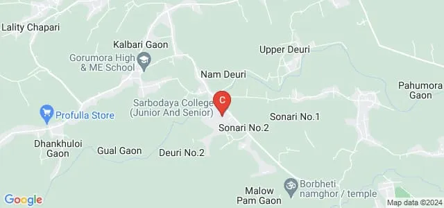 Sarbodaya College, Malowpathar, Jorhat Map