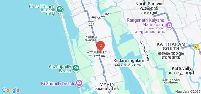 Rural Academy for Management Studies, Ernakulam Map