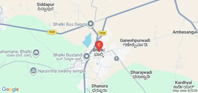 Shanti Vardhak College of Education, Bidar Map