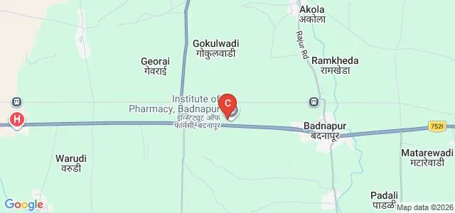 Nirmal Krida and Samaj Prabhodhan Trust Arts, Science and Commerce College, Badnapur Map