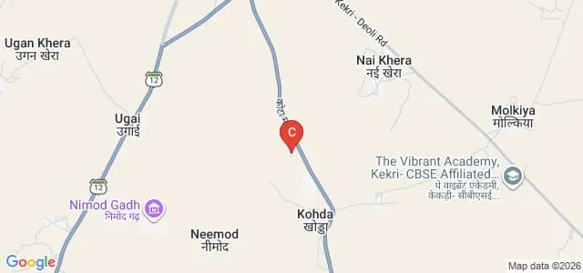 National Institute of Electronics and Information Technology, Ajmer Map