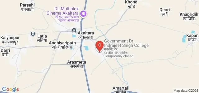 Government Dr Indrajeet Singh College, Akaltara Map
