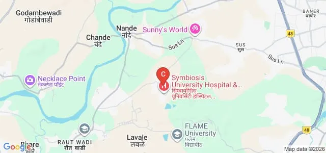 Symbiosis Institute of Media and Communication, Pune Map
