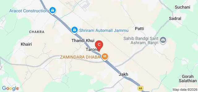 Bhargava College of Education, Samba Map