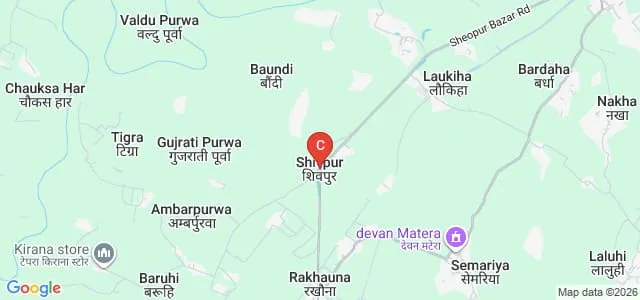 Chaudhari Gayaprasad Mahavidyalaya, Bahraich Map