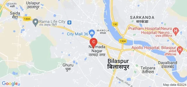 Mahamaya Excellency College, Bilaspur Map