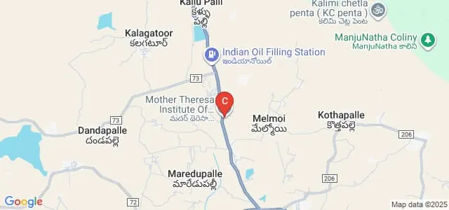 Mother Theresa Institute of Engineering and Technology, Chittoor Map